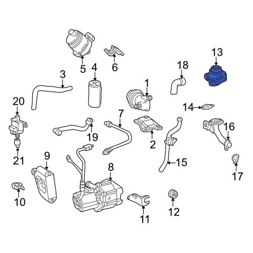 For mercedes-benz e320 94-97 secondary air injection pump check valve