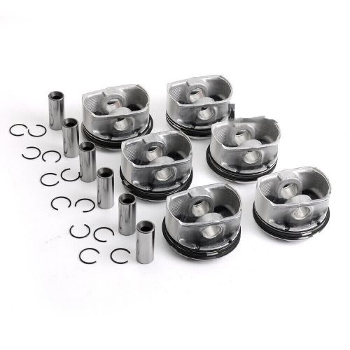 Pistons &amp; rings set for bmw e90 e60 e83 128i 328i 528i x1 x3 n52 3.0l 10.7:1