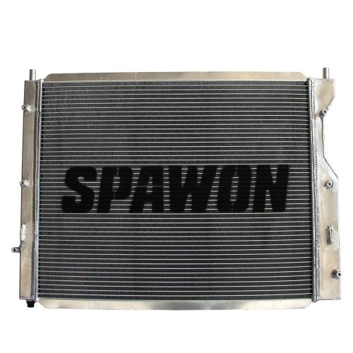 Mt for ford mustang boss 05-14 v8 v6 3row 2789 aluminum radiator + fan shroud