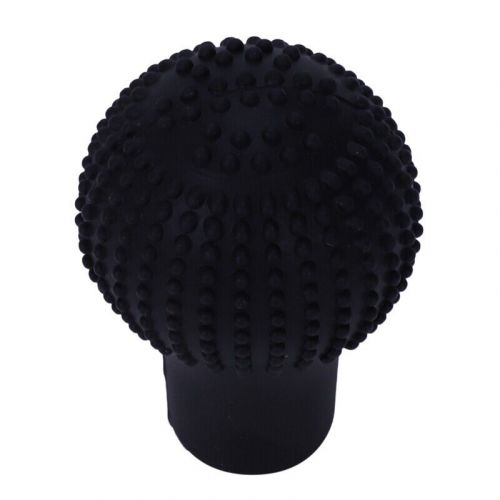 Car vehicle round black silicone non-slip lever shift button cover5292-