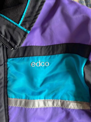 Vintage edco snowmobile jacket coat polaris colorway men’s size xl