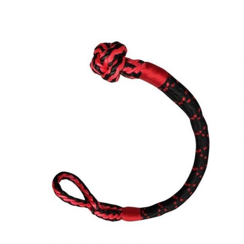 1pc red black synthetic soft shackle rope 17t