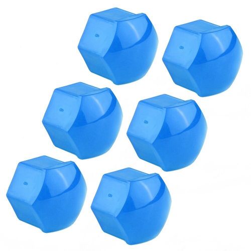 20pcs 21mm nut car wheel auto hub screw protection anti theft cover blue