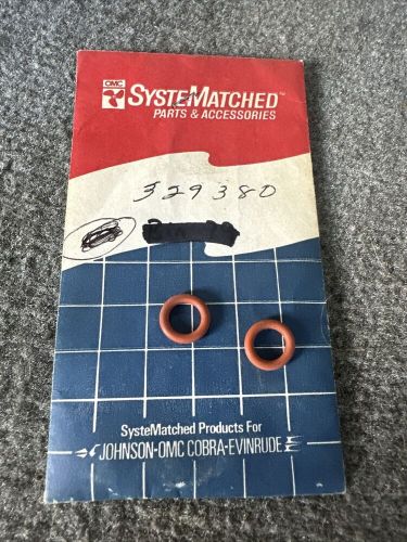 2 new omc oem  johnson evinrude o-rings 329380