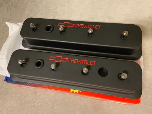 Chevrolet performance center bolt valve covers small block chevy