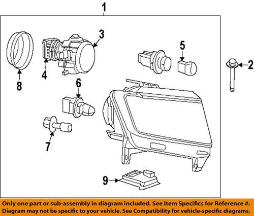 Jeep oem 6508460aa headlamp-headlamp assembly mount bolt