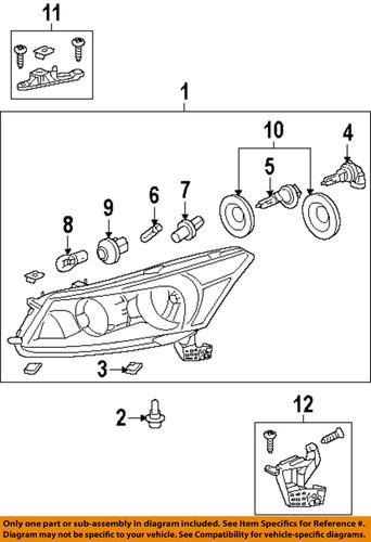 Honda oem 06100ta0a01 headlamp-repair bracket