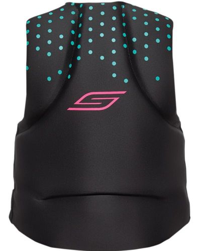 Slippery surge neo womens life vest black/mint md