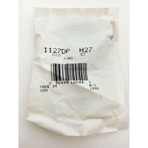 Ilco 1127dp lot of 10 key blanks for ford h27 in sealed bag made in the usa