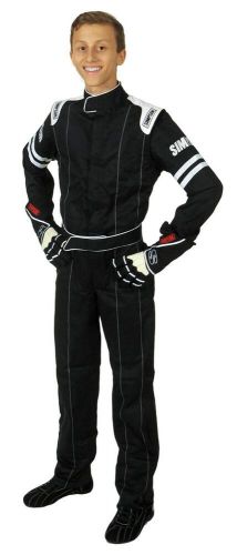 Simpson legend ii youth racing driving suits one layer black medium ly22271