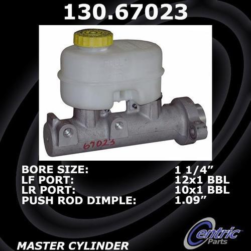 Centric 130.67023 brake master cylinder-premium master cylinder