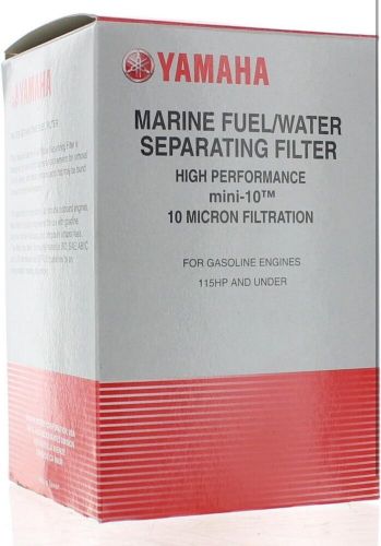 Yamaha oem outboard mini10 micron fuel/water separating filter - mar-m10el-00-00