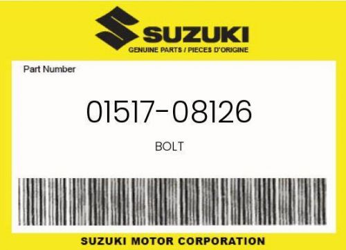 Suzuki genuine  bolt - 01517-08126