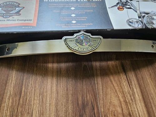 2003 harley davidson 100th anniversary windshield trim kit - 57125-02 - new