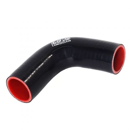 Silicone elbow coupler bend hose turbo joiner pipe 90 degree 1&#034; 25mm -25mm black