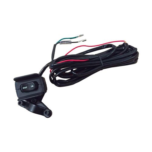 12v winch rocker thumb switch with mounting bracket - handle bar control swit...