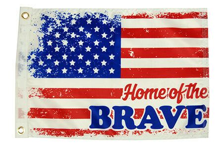 Taylor made 1621 home of the brave novelty flag