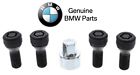 Wheel lock anti theft bolt lug set (4 bolts + 1 key) for bmw- genuine bmw