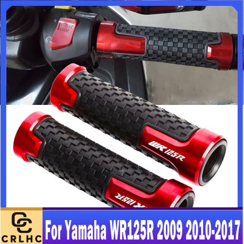 Red motorcycle cnc grips handle bar handlebar for yamaha wr125r 2009 2010-2017