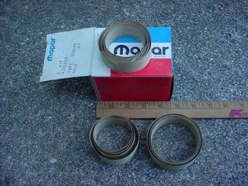 Mopar some 79 chrysler cordoba nos right fender door quarter white tape stripes