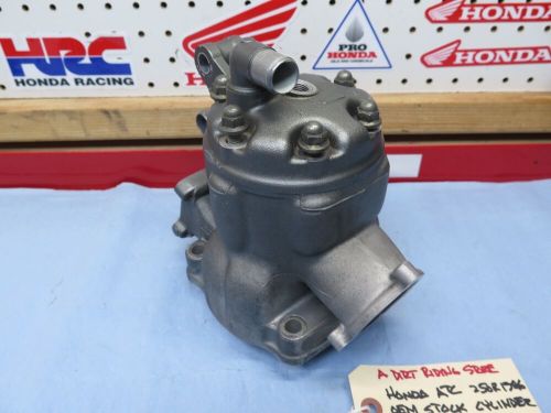 Honda atc 250r 1986 oem stock cylinder &amp; head 66.50 mm bore trx 250r # 091705