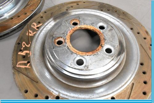 2013 jaguar xf 2.0l rear left &amp; right brake ceramic rotors disc set of 2 oem