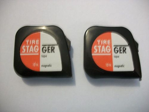 Fmr 10 foot (120 inch) magnetic tire stagger tape, 2 pack, circle track imca new