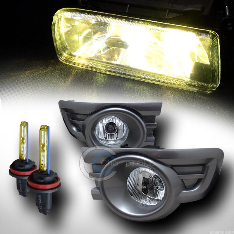 3000k hid xenon w/euro clear front bumper fog lights+switch 2009-2011 ranger fpv