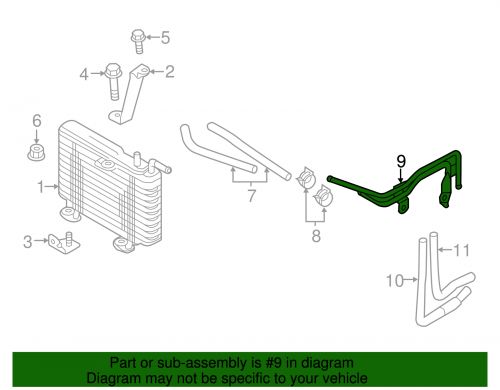 Genuine mitsubishi tube assembly 2922a602