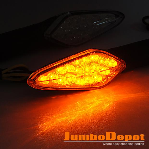 Brand new amber motorcycle led turn signal light universal for kawasaki warranty