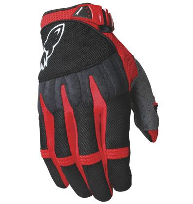 Joe rocket big bang gloves red black adult