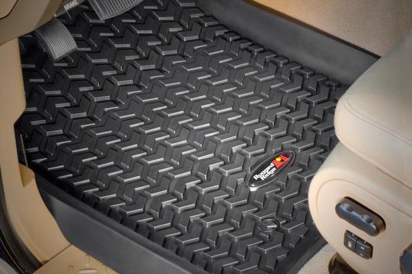 Rugged ridge 82902.31 - 2012 ford f-150 all terrain black floor liners