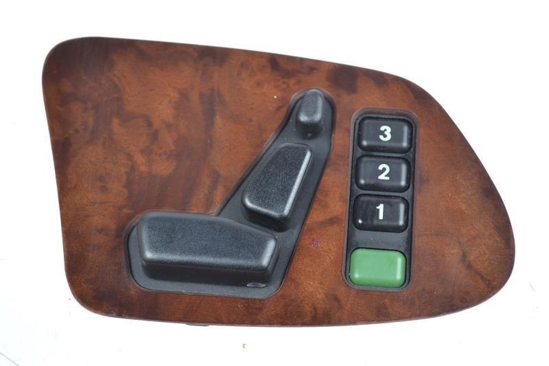 Oem mercedes w210 e320 e420 96-97 right front power seat switch woodgrain