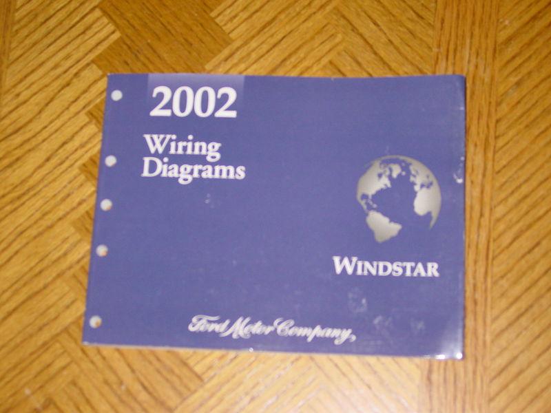 2002 ford windstar wiring diagrams workshop shop/service manual/book