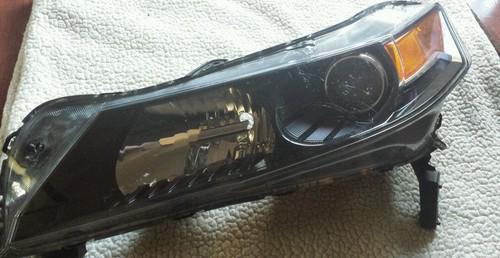 2009 2010 2011 2012  2013 acura tl s type black xenon driver side headlight oem 