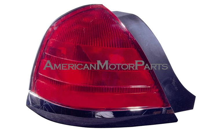 Driver side replacement red tail light 99-06 ford crown victoria yw7z13405aa