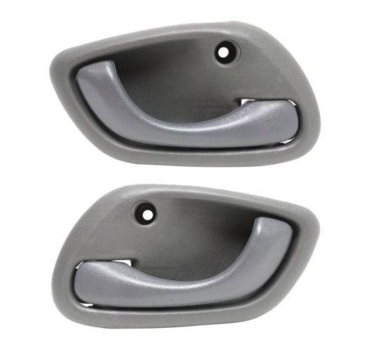 New door handle inside inner front (=rear) gray pair set for 99 00 grand vitara