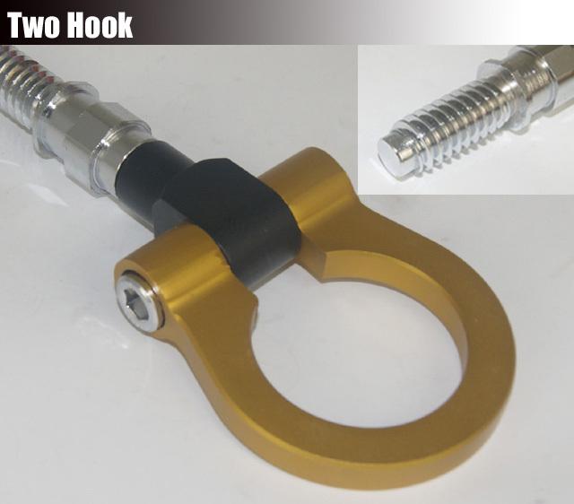 T2 tow hook gold fit bmw m3 m5 m6 x3 x5 x6 z4 e36 e46 e60 e81 e90 e91 e92 e93