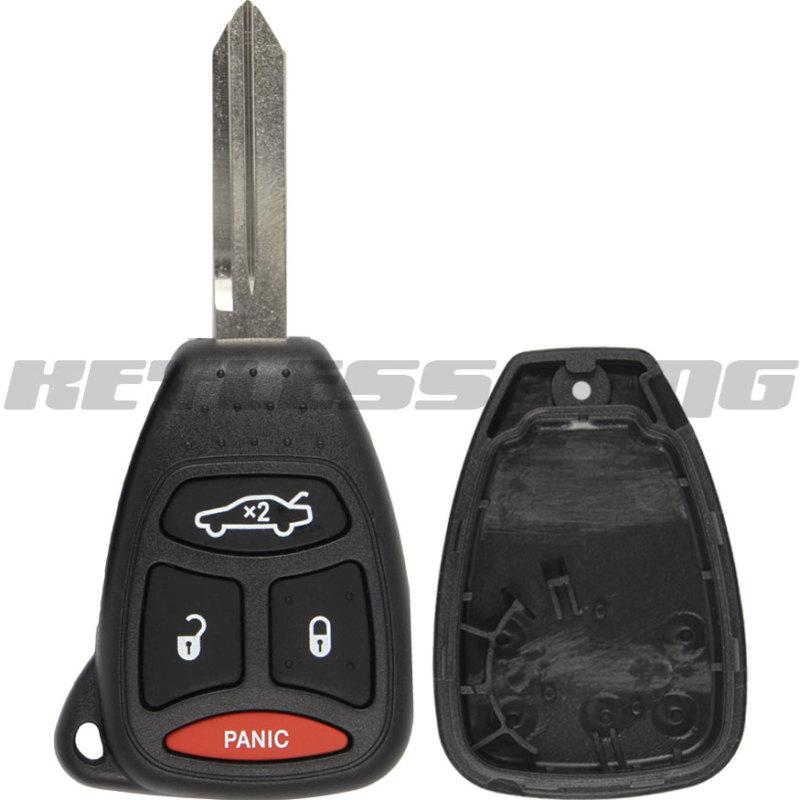 New chrysler jeep dodge replacement key pad keyless remote shell case fob