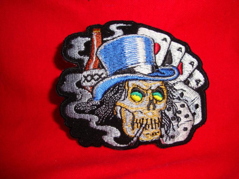 Gambling skull patch new!!