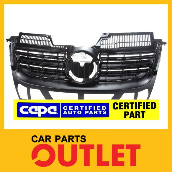 2005-2010 vw jetta se mk5 sedan front grille vw1200139c plastic black panel capa