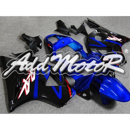 Injection molded fit cbr954rr 02 03 black blue abs fairing 95n22