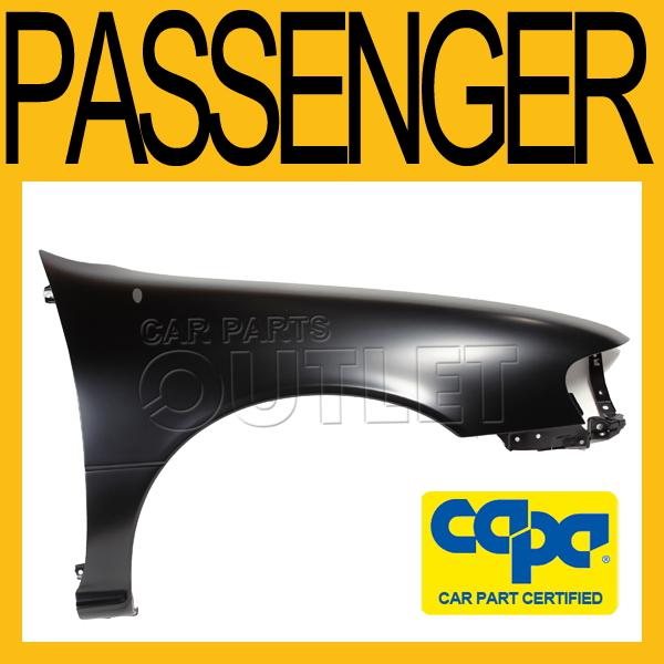 1995-1999 sentra xe 200sx se passenger side front fender primed steel capa right