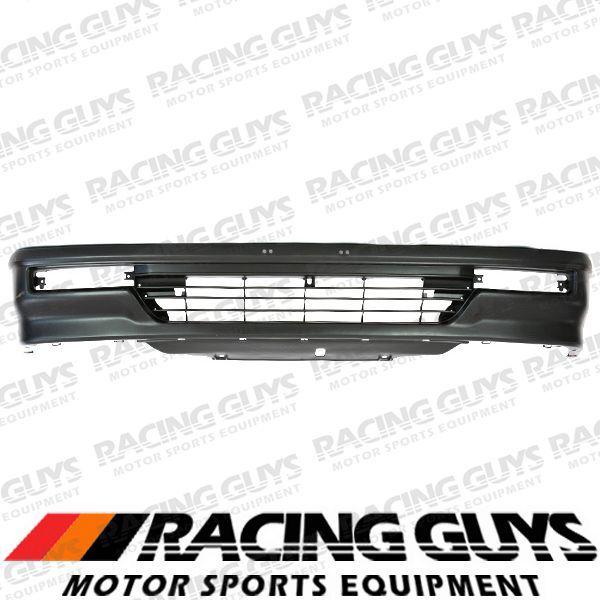 90-91 honda civic 3dr hb front bumper cover matte black facial plastic ho1000123