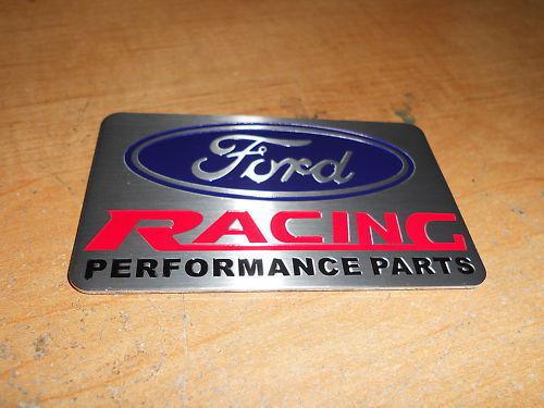 Ford racing mustang ford performance metal plate emblem