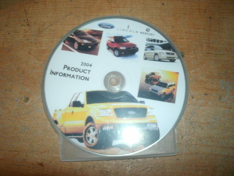 2004 ford gt svt lightning f150 mercury marauder cobra svt focus press kit cd