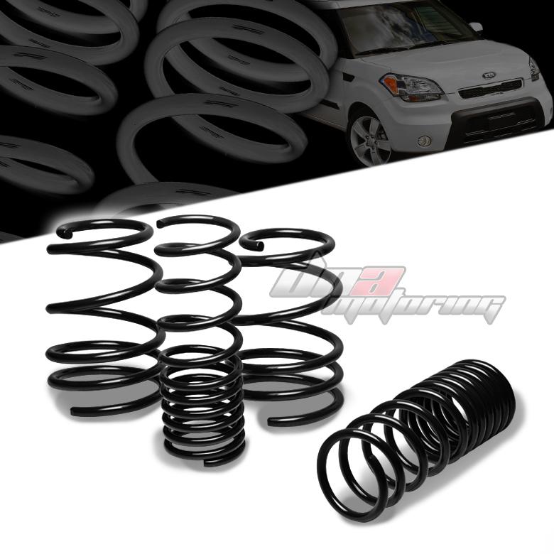 10-13 2u/4u compact mpv black 1" drop 4pc suspension lowering spring f355/r255lb