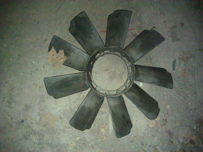 Mercedes turbo diesel 300d 190d 300sdl 350sd  1984-1996 metal engine fan