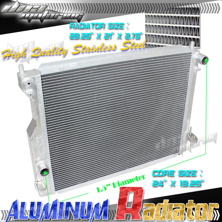 Mustang 05-10 3-core/rows race full aluminum radiator  