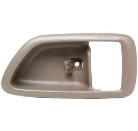 New inside door handle bezel lh brown / for crew cab tundra sequoia & avalon